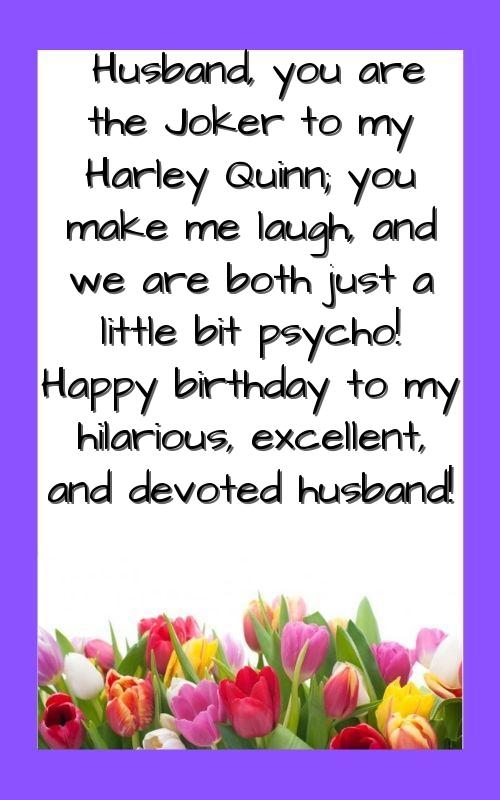 happiest birthday to my husband